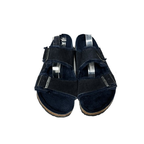 ?LIKE NEW Birkenstock Arizona (classic two-strap sandal) Midnight blue Men\'s 10 main image 5